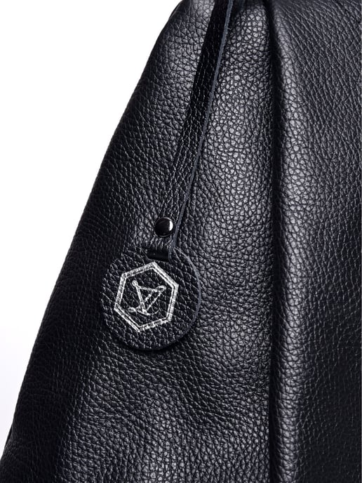 Luisa Vannini Negro Bolso de cuero - Image 3