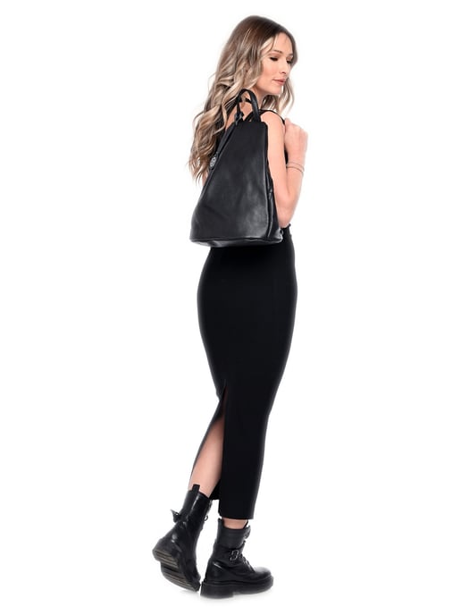 Luisa Vannini Negro Bolso de cuero - Image 5