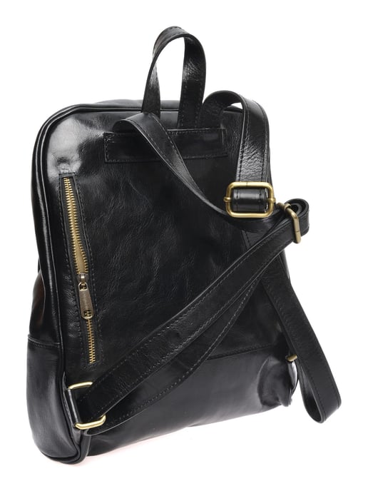 Anna Luchini Negro Bolso de cuero - Image 2