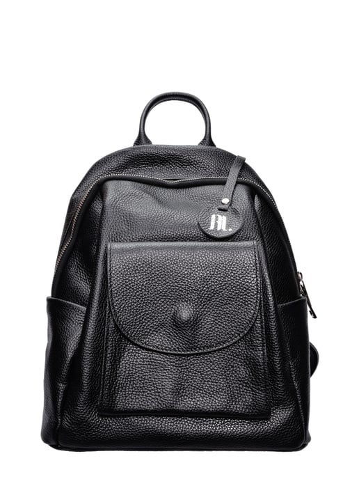 Anna Luchini Negro Bolso de cuero - Image 1