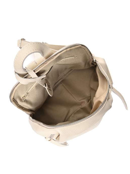 Anna Luchini Beige Bolso de cuero - Image 4