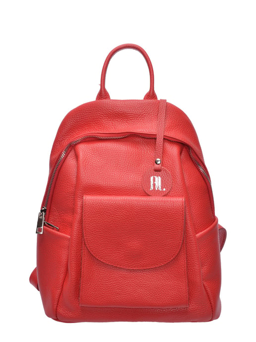 Anna Luchini Rojo Bolso de cuero - Image 1