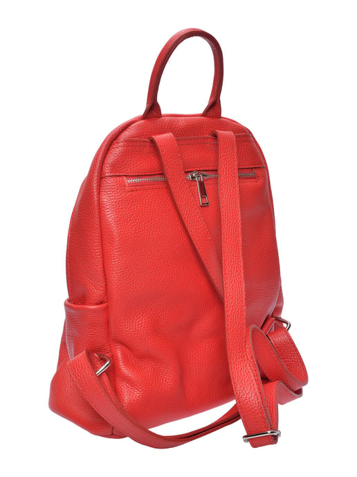Anna Luchini Rojo Bolso de cuero - Image 2