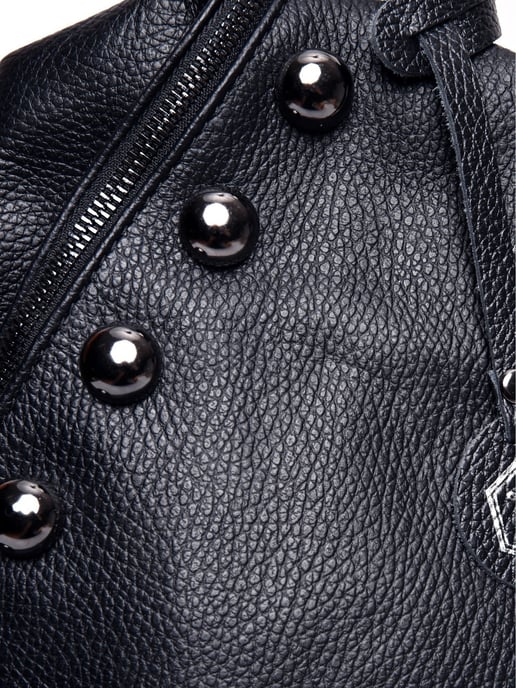 Luisa Vannini Negro Bolso de cuero - Image 3
