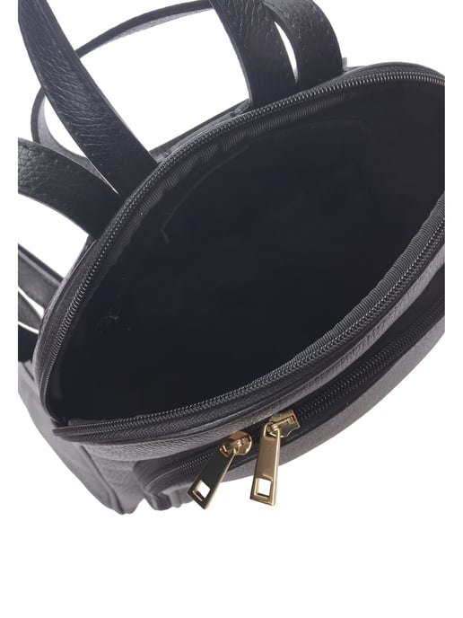 Anna Luchini Negro Bolso de cuero - Image 4