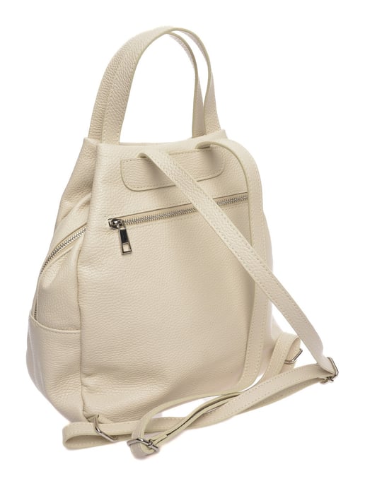Anna Luchini Beige Bolso de cuero - Image 2