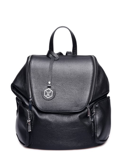 Luisa Vannini Negro Bolso de cuero - Image 1