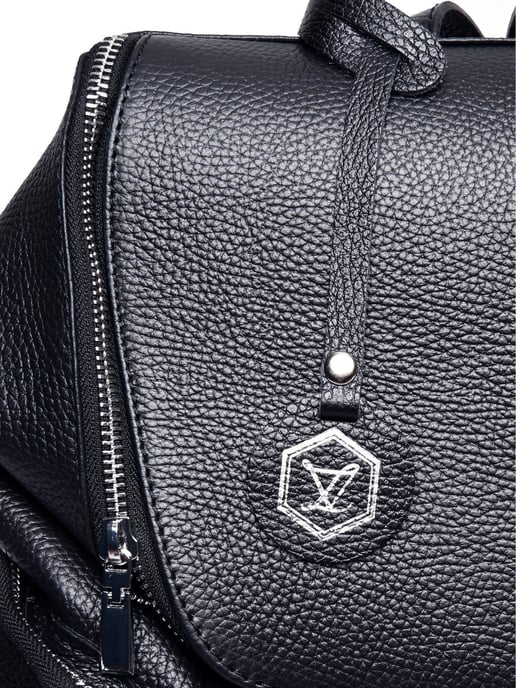 Luisa Vannini Negro Bolso de cuero - Image 3
