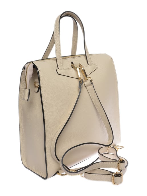 Luisa Vannini Beige Bolso de cuero - Image 2