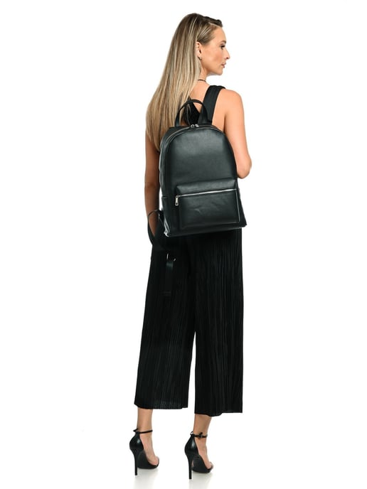 Anna Luchini Negro Bolso de cuero - Image 5