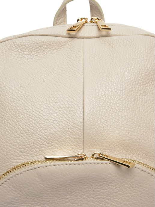 Roberta M Beige Bolso de cuero - Image 3