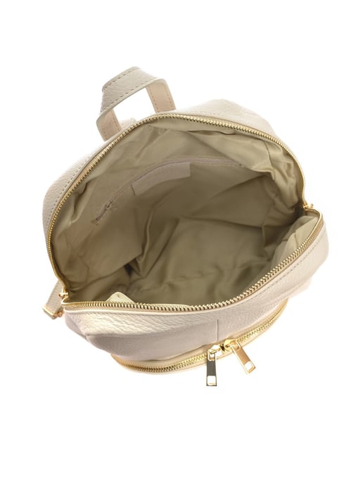 Roberta M Beige Bolso de cuero - Image 4
