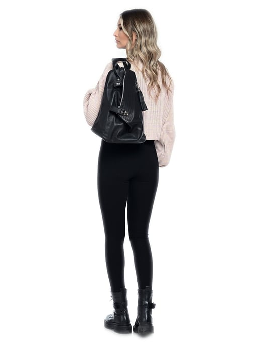 Isabella Rhea Negro Bolso de cuero - Image 5