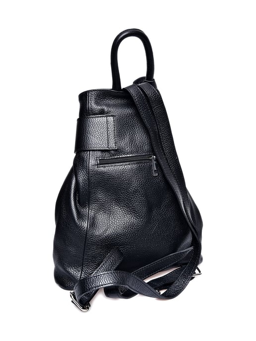 Anna Luchini Negro Bolso de cuero - Image 2