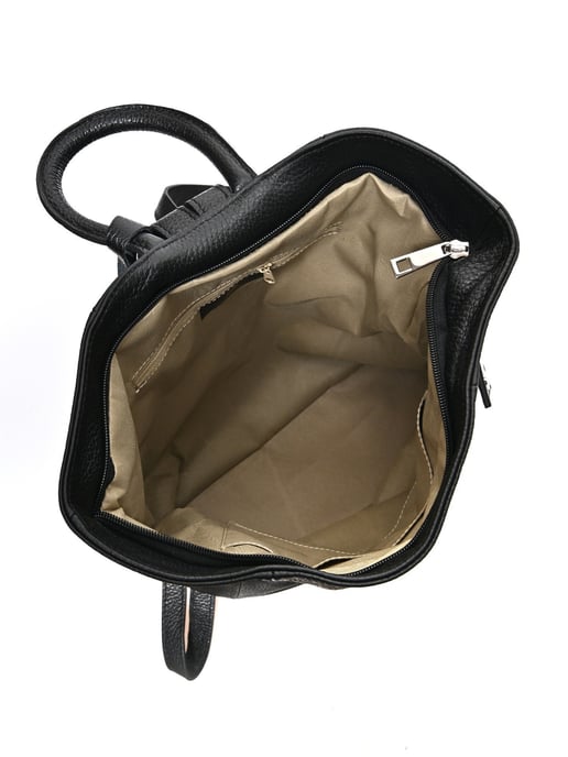 Anna Luchini Negro Bolso de cuero - Image 4