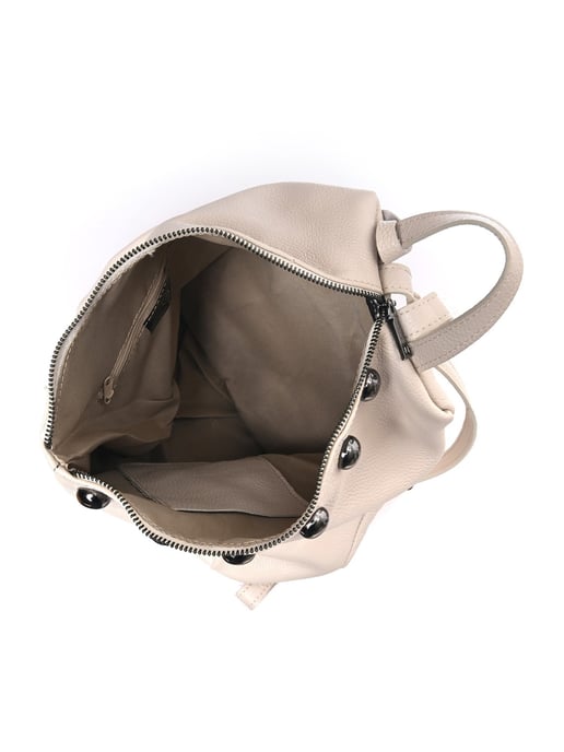 Luisa Vannini Beige Bolso de cuero - Image 4
