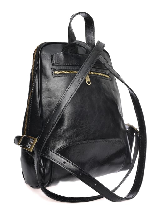 Anna Luchini Negro Bolso de cuero - Image 2