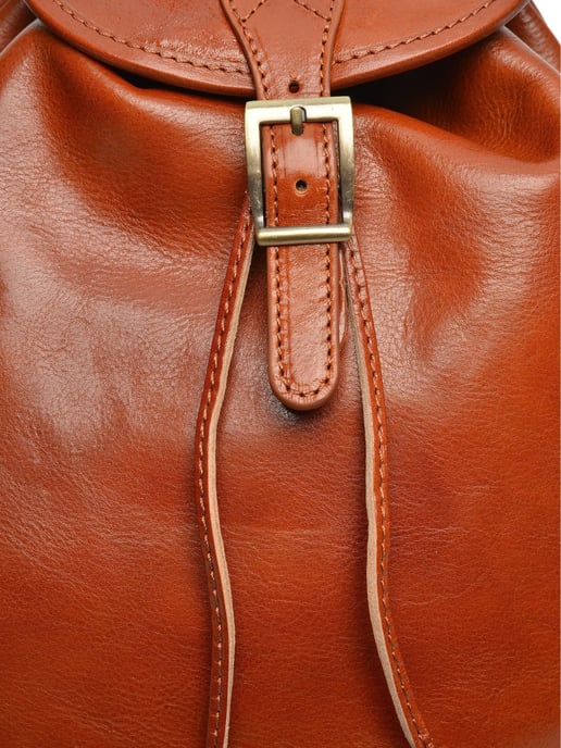 Anna Luchini Brown Bolso de cuero - Image 3