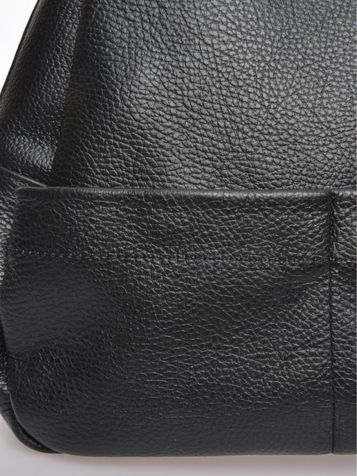 Anna Luchini Negro Bolso de cuero - Image 3