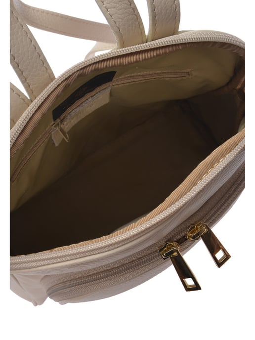 Anna Luchini Beige Bolso de cuero - Image 4