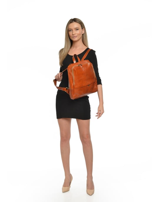 Anna Luchini Brown Bolso de cuero - Image 5