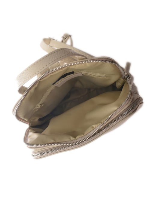 Isabella Rhea Beige Bolso de cuero - Image 4