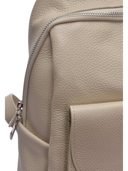 Anna Luchini Beige Bolso de cuero - Image 3