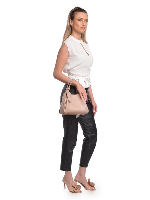 Anna Luchini Rose Bolso de cuero - Image 5