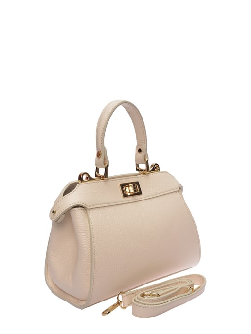 Roberta M Beige Bolso de cuero - Image 2