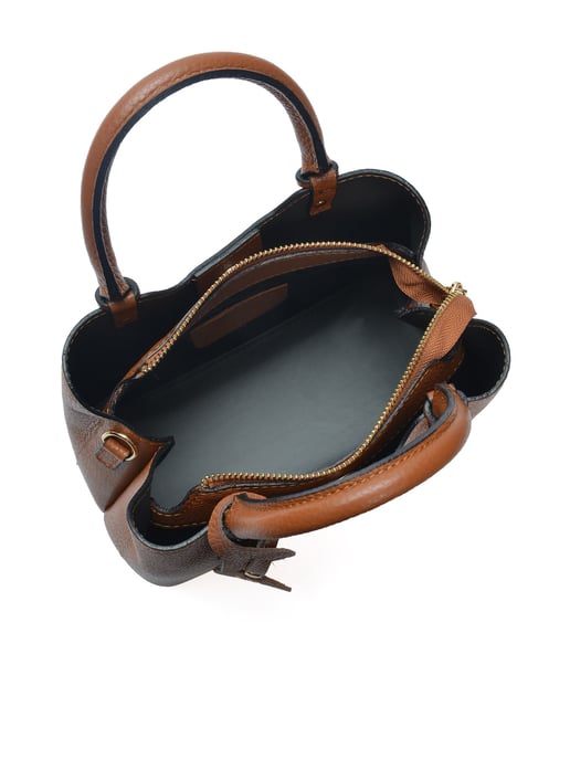 Anna Luchini Brown Bolso de cuero - Image 4