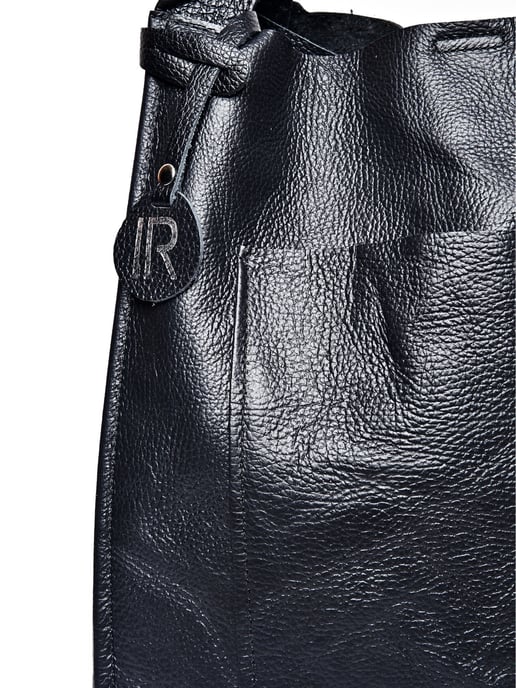 Isabella Rhea Negro Bolso de cuero - Image 3