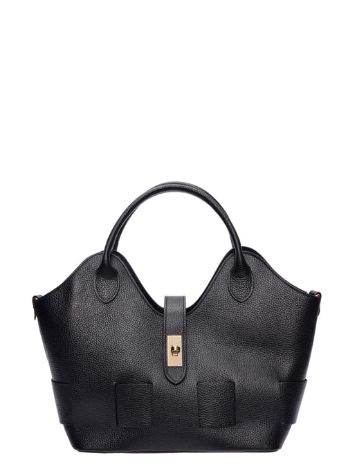 Roberta M Negro Bolso de cuero - Image 1
