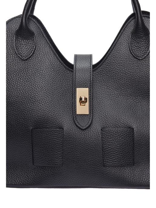 Roberta M Negro Bolso de cuero - Image 3