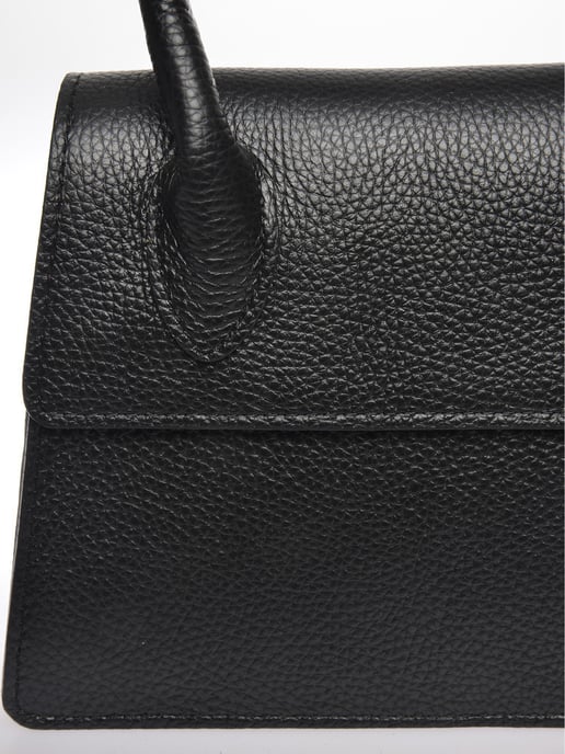 Luisa Vannini Negro Bolso de cuero - Image 3