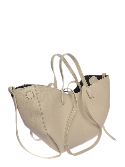 Luisa Vannini Beige Bolso de cuero - Image 2