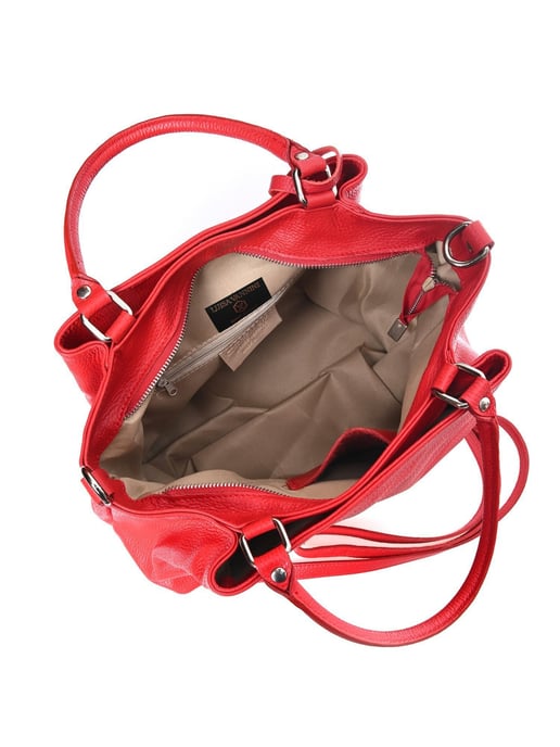 Luisa Vannini Rojo Bolso de cuero - Image 4