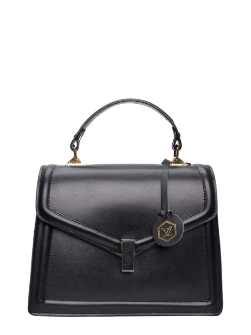 Luisa Vannini Negro Bolso de cuero - Image 1