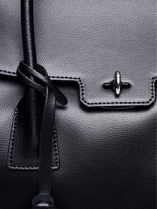 Luisa Vannini Negro Bolso de cuero - Image 3
