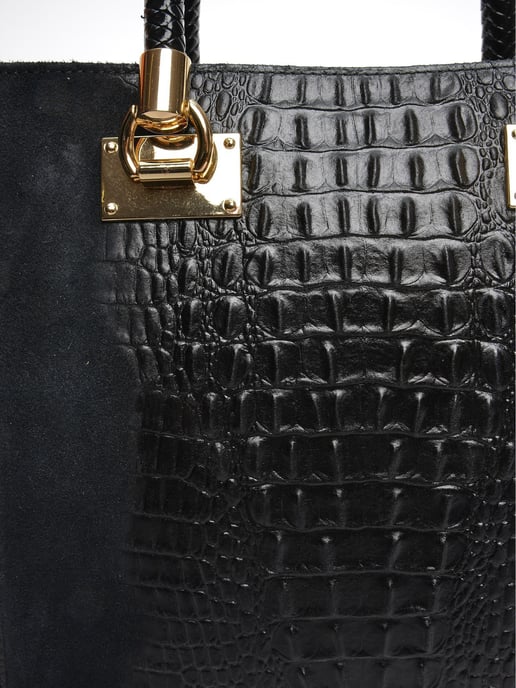 Roberta M Negro Bolso de cuero - Image 3