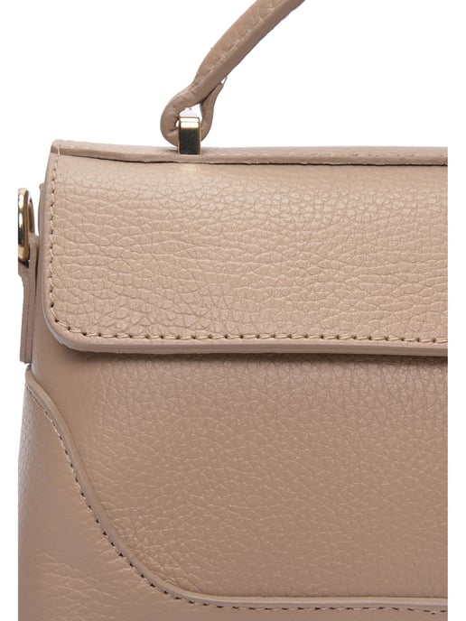 Luisa Vannini Beige Bolso de cuero - Image 3