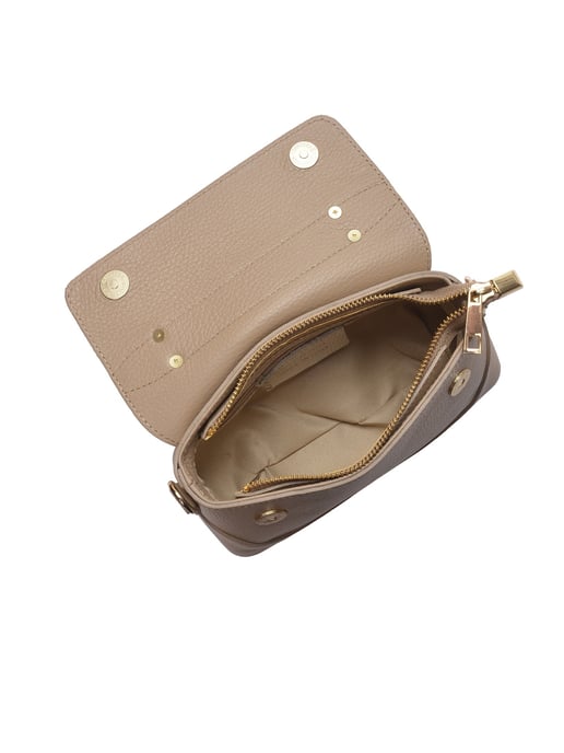 Luisa Vannini Beige Bolso de cuero - Image 4