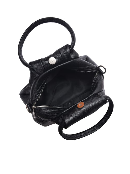 Luisa Vannini Negro Bolso de cuero - Image 4