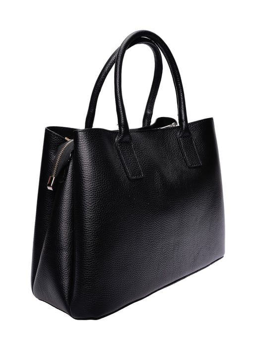 Anna Luchini Negro Bolso de cuero - Image 2