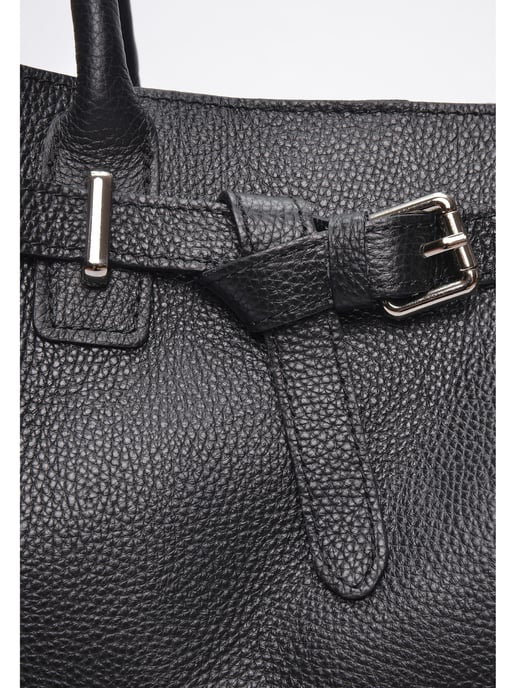 Anna Luchini Negro Bolso de cuero - Image 3