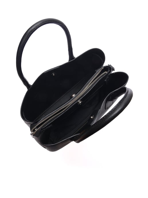 Anna Luchini Negro Bolso de cuero - Image 4