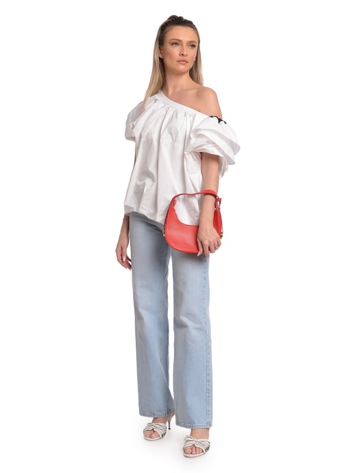 Isabella Rhea Rojo Bolso de cuero - Image 5