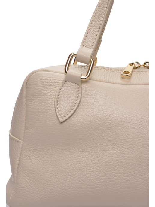 Roberta M Beige Bolso de cuero - Image 3