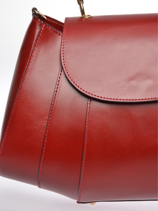 Isabella Rhea Rojo Bolso de cuero - Image 3