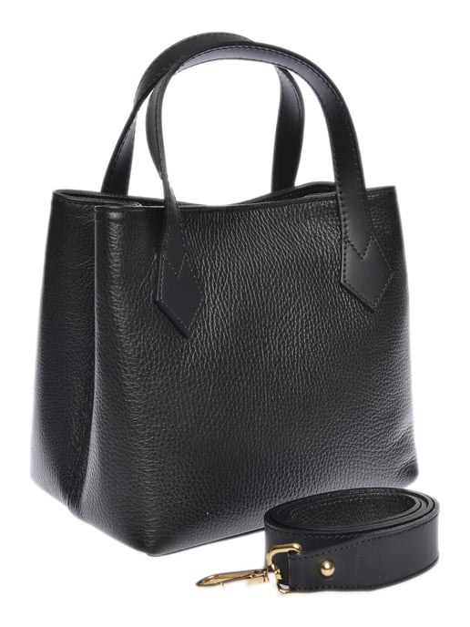 Luisa Vannini Negro Bolso de cuero - Image 2