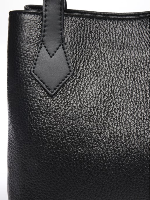Luisa Vannini Negro Bolso de cuero - Image 3